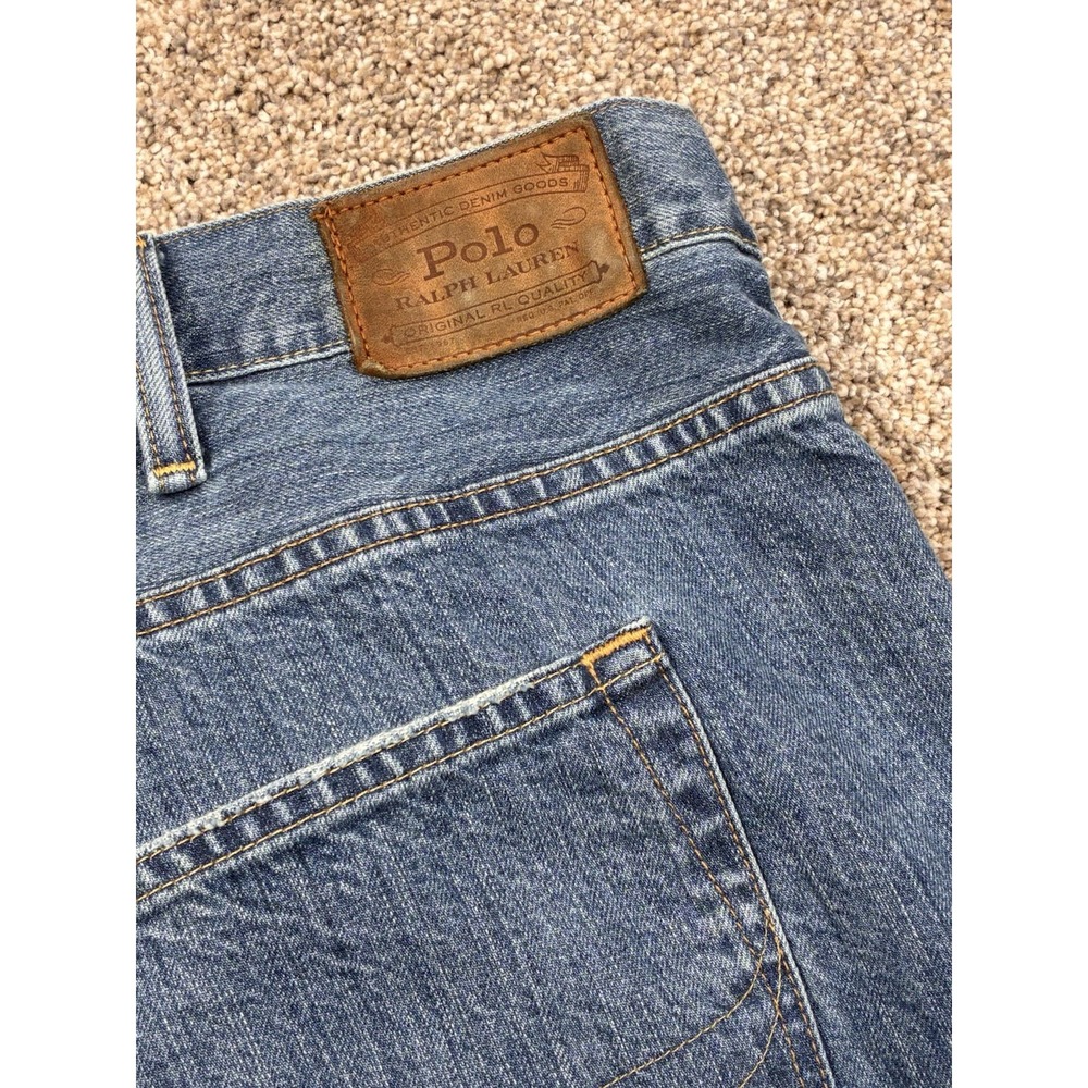Polo Ralph Lauren Classic‎ Fit Jeans Men's 50Bx32 Blue Denim #0068